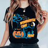 It's the Most Wonderful Time of the Year Halloween t-shirt, 2023 Halloween shirt, Black cat skeleton Halloween shirt, Halloween tee Sweatshirt Hoodie