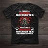 Proud Retired Firefighter Just Like A Regular Firefighter Only Happier Gas Mask Dad Granpa Retirement Gift