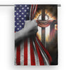 FF Christian Cross American Garden Flag/House Flag/Yard Sign - Dreameris