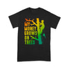 My Money Grows On Trees Lineman Proud Cotton T-Shirt - Dreameris