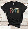 Retro Vintage 1978 Birthday Standard/Premium T-Shirt Hoodie - Dreameris
