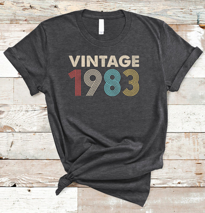 Retro Vintage 1983 Birthday Standard/Premium T-Shirt Hoodie - Dreameris