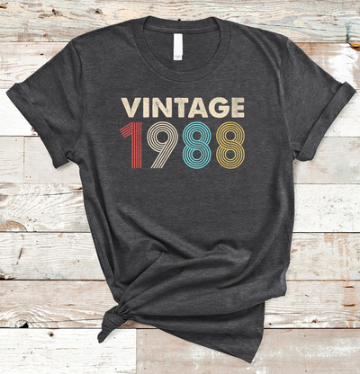 Retro Vintage 1988 Birthday Standard/Premium T-Shirt Hoodie - Dreameris