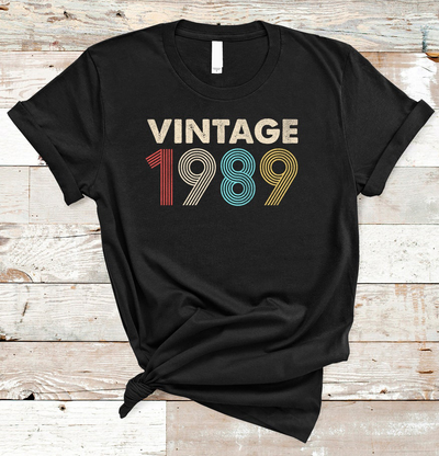 Retro Vintage 1989 Birthday Standard/Premium T-Shirt Hoodie - Dreameris