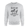 Once Upon A Time There Was A Girl Who Really Loved Horses And Dogs It Was Me The End - Premium Crew Neck Sweatshirt - Dreameris