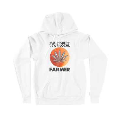Support Your Local Farmer Bloodmoon Weed Cannabis Marijuana - Premium Hoodie - Dreameris
