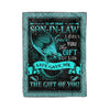 My Son In Law Dragon The Gift Of You Gift From Mother Father In Law  - Fleece Blanket - Dreameris