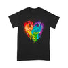 Lgbt Dragon Heart Lesbian Gay Pride Lgbt Awareness - Standard T-shirt - Dreameris