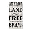 America land of the free because of the brave - Neck Gaiter - Dreameris