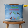 Personalized Grandpa's Little Reindeer Pillow - Dreameris