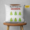 Personalized My Greatest Blessings Call Me Grandpa Gift For Christmas Pillow - Dreameris