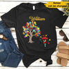 Personalized Autism Tree Awareness Mother And Son Gift For Autism Mom - Standard T-shirt - Dreameris