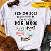 Personalized Senior Promoted To Dog Mom Graduate Custom Name Gift For Dog Lovers - Standard Women's T-shirt - Dreameris