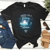 Personalized Fishing In Heaven Memorial Dad Grandpa Custom Name - Standard T- shirt - Dreameris