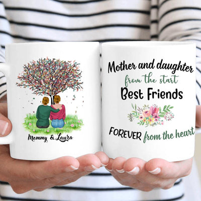Mother's Day 2021 Mother And Daughter Best Friend Forever Custom Style & Name Personalized Mug Mother's Day Gift For Mom - Dreameris