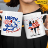 Happy 4th Of July To My Besties Independence Day Best Friends Sister Custom Style & Name Personalized Coffee Mug