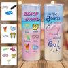 Beach Gang The Beach Is Calling And We Must Go Gift For Summer Trip Custom Icon Personalized Tumbler 20oz