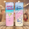 Beach Gang The Beach Is Calling And We Must Go Gift For Summer Trip Custom Icon Personalized Tumbler 20oz