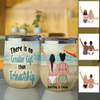 There Is No Greater Gift Than Friendship Memorable Summer Beach Gift For Besties Awesome Trip Custom Style & Name Personalized Wine Tumbler