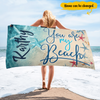 You Are My Beach Awesome Summer Trip Custom Name Personalized Beach Towel