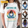 Sagittarius Girl Zodiac Sign Personalized November Birthday Gift For Her December Birthday Black Queen Custom November December Birthday Shirt
