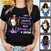 January Girl I'm Limited Edition Personalized January Birthday Gift For Her Black Queen Custom January Birthday Shirt