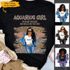Aquarius Girl Personalized January Birthday Gift For Her Custom Birthday Gift Customized February Birthday Shirt Dreameris