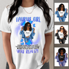 Taurus Girl Zodiac Personalized May Birthday Gift For Her April Birthday Black Queen Custom April May Birthday Shirt