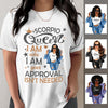 Scorpio Girl Personalized November Birthday Gift For Her Custom Birthday Gift Black Queen Customized October Birthday Shirt Dreameris