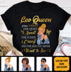 Leo I Have 3 Sides Personalized July Birthday Gift For Her Custom Birthday Gift Black Queen Customized August Birthday T-Shirt Hoodie Dreameris