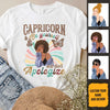 Capricorn Be Yourself Retro Vintage Personalized January Birthday Gift For Her Custom Birthday Gift Black Queen Customized December Birthday T-Shirt Hoodie Dreameris