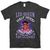 Leo Half Hood Half Holy Personalized July Birthday Gift For Her Custom Birthday Gift Black Queen Customized August Birthday T-Shirt Hoodie Dreameris