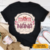(Custom Name) Leopard Pattern Personalized Mother's Day Gift For Mom Nana Grandma Gigi Standard/ Premium T-Shirt