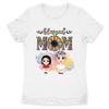 (Up to 4 Kids) Dolls Chibi Rainbow Leopard Gift For Mom Grandma Nana Gigi Custom Name Personalized Mother's Day Shirt Long Sleeve Hoodie