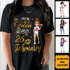 Personalized Custom February Birthday Shirt American Football Mom American Football Lovers Gift Sport Mom February Shirts For Women