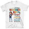 Personalized Custom November Birthday Shirt American Football Mom American Football Lovers Gift Sport Mom November Shirts For Women