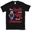 (Custom Age & Year) This Queen Makes 40 Fabulous Turning 40 Birthday Gift 40th Birthday Gifts Custom 1983 Personalized 40th Birthday Shirts For Her Hoodie Dreameris