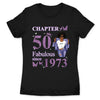 (Custom Age & Year) Chapter 50 Turning 50 Birthday Gift 50th Birthday Gifts Custom 1972 Personalized 50th Birthday Shirts For Her Hoodie Dreameris