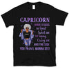 Zodiac Capricorn Personalized January Birthday Gift For Her Custom Birthday Gift Customized December Birthday T-Shirt Hoodie Dreameris