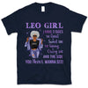 Zodiac Leo Personalized August Birthday Gift For Her Custom Birthday Gift Customized July Birthday T-Shirt Hoodie Dreameris