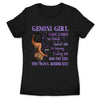 Gemini Girl Personalized May Birthday Gift For Her Custom Birthday Gift Black Queen Customized June Birthday T-Shirt Hoodie Dreameris