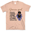 Zodiac Gemini Personalized May Birthday Gift For Her Custom Birthday Gift Black Queen Customized June Birthday T-Shirt Hoodie Dreameris