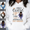 Virgo Girl Personalized September Birthday Gift For Her Custom Birthday Gift Black Queen Customized August Birthday Shirt Dreameris