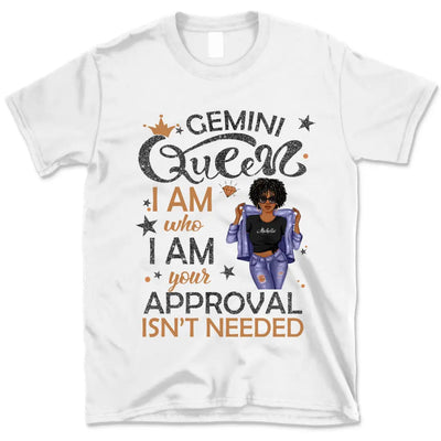 Gemini Girl Personalized May Birthday Gift For Her Custom Birthday Gift Black Queen Customized June Birthday Shirt Dreameris