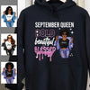 Bold Beautiful Blessed September Girl Hoodie Sweatshirt Personalized September Birthday Gift For Her Custom Birthday Gift Customized Dreameris