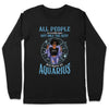 Aquarius Girl Personalized January Birthday Gift For Her Custom Birthday Gift Black Queen Customized February Birthday Shirt Dreameris