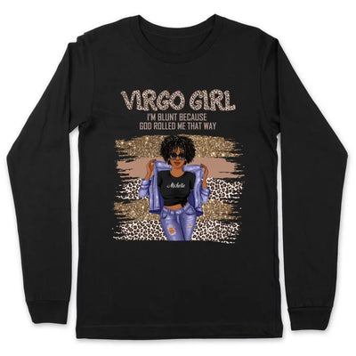 Virgo Girl Personalized September Birthday Gift For Her Custom Birthday Gift Customized August Birthday Shirt Dreameris