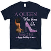 (Custom Birth Date) June Girl Personalized June Birthday Gift For Her Custom Birthday Gift Customized Birthday Shirt