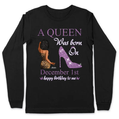 (Custom Birth Date) November Girl Personalized November Birthday Gift For Her Custom Birthday Gift Customized Birthday Shirt