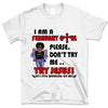 February Girl Jesus Still Working On Me Christian Personalized February Birthday Gift For Her Black Queen Custom February Birthday Shirt